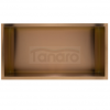 Balneo Półka wnękowa z kołnierzem Wall Box One 60 x 30 x 7 cm, miedziana